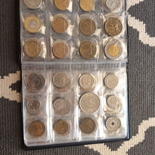 Collectible coins like new, set of 78 from around the world
