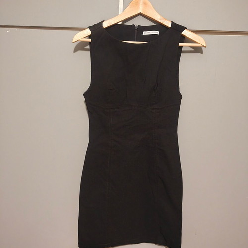 Mini dress black tight Bershka new, size S
