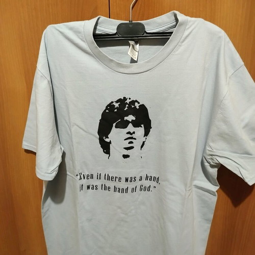 Pack of 5 T-shirts Maradona, Ronaldinho, Cruyff, Maldini, Roberto Baggio size Large, like new