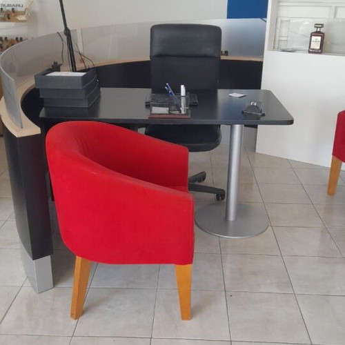 Office desk set, good condition, includes second desk