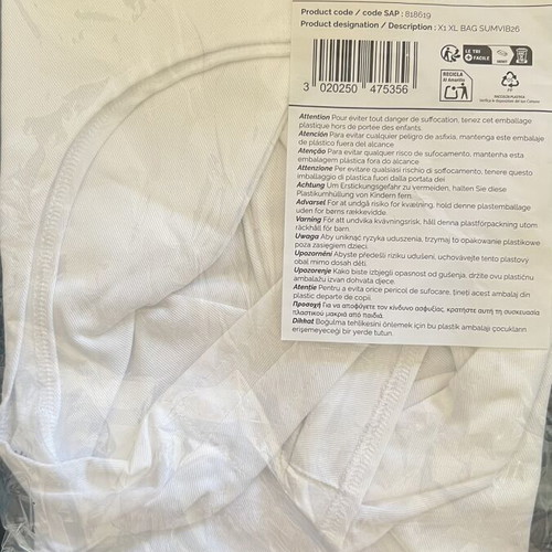 Sephora Tote Bag summer, new, white shoulder