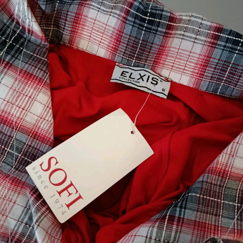 Midi dress red new, size Medium, Elxis