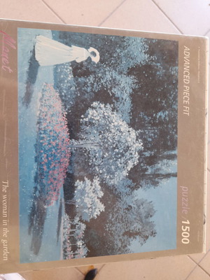 Παζλ καινούργιο 1500 κομμάτια The woman in the garden
