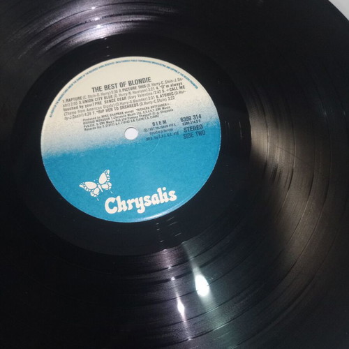 Blondie The Best Of vinyl record used, rock genre
