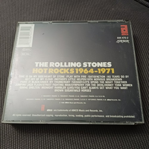 The Rolling Stones Hot Rocks 1964-1971 remastered διπλό CD μεταχειρισμένο, rock