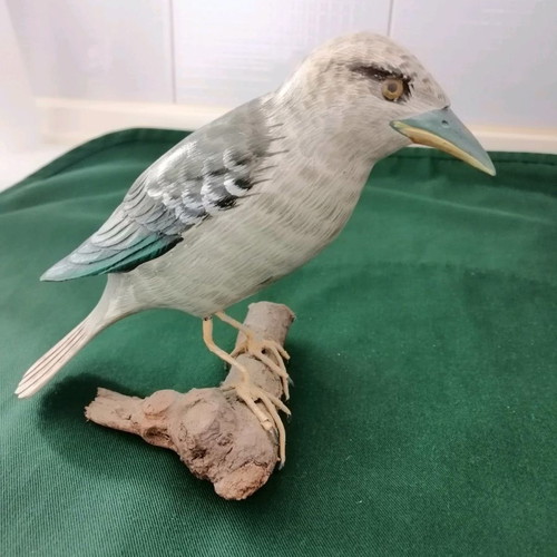 Wooden handmade birds like new, decorative