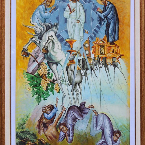 Transformation Copy Watercolor Painting by Dorotheos Antoniadis made to order