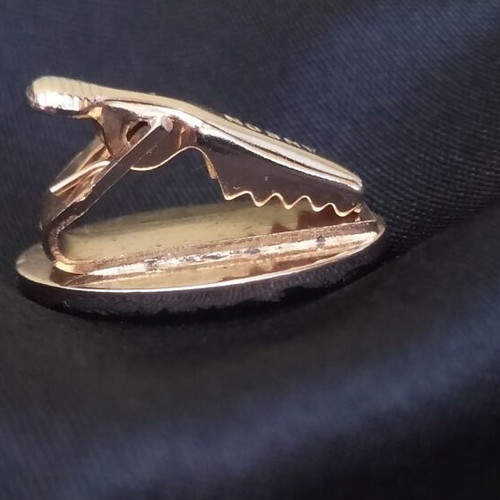 Anson USA vintage tie clip used, gold color