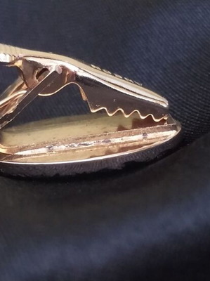 Anson USA vintage tie clip used, gold color
