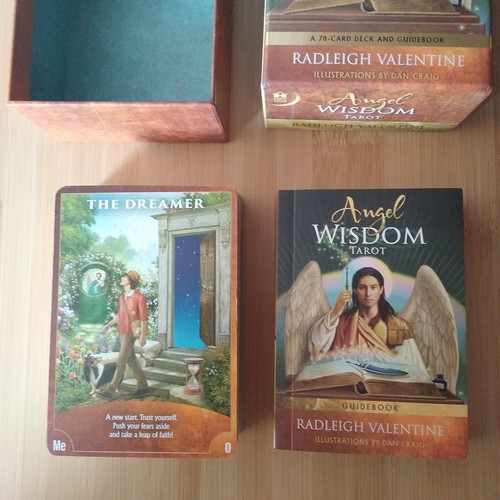 Angel Wisdom Tarot Cards by Radleigh Valentine, 78-card deck