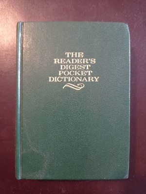The Reader's Digest Pocket Dictionary used, English dictionary 1969