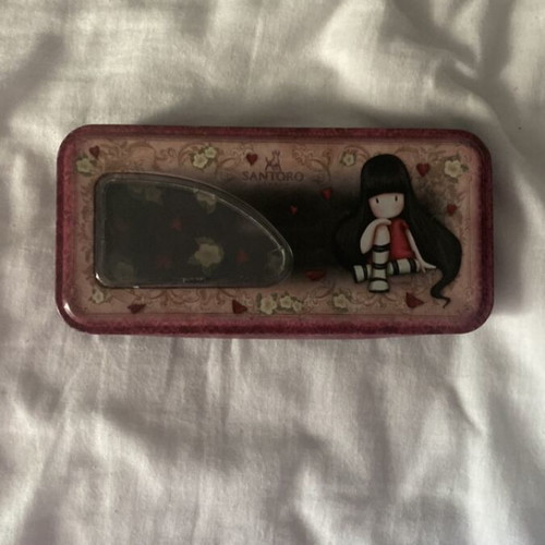 Santoro Metallic Pencil Case like new