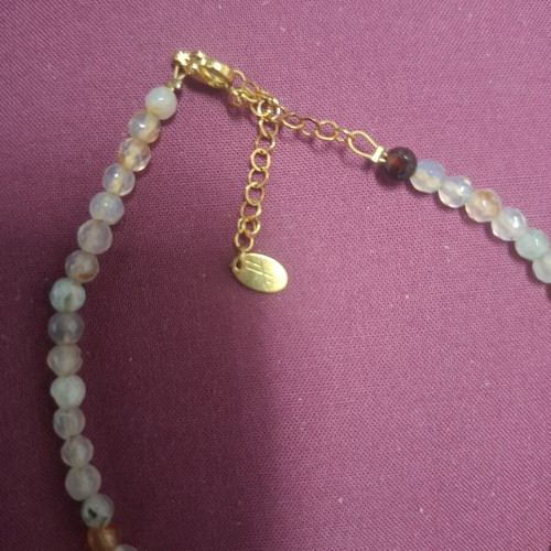 LifeLikes anklet bracelet with multicolored beads