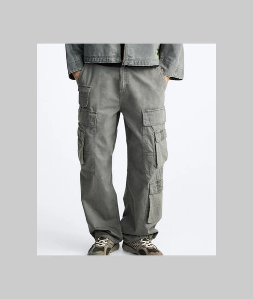 Zara cargo relaxed pants - καινούργιο - 32 νούμερο