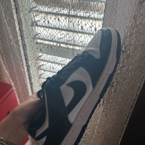Panda Dunks Nike athletic shoes like new, size 40.5, black and white
