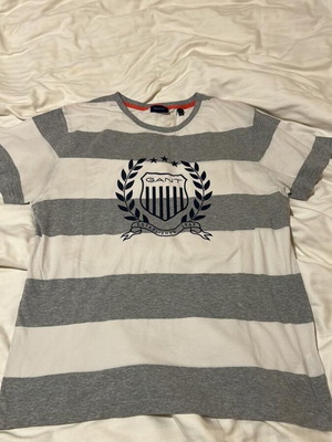 Μπλούζα Gant T-Shirt XL ριγέ με λογότυπο σαν καινούργιο
