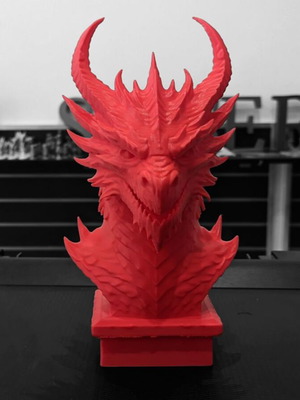 Fire Dragon Bust Made-to-Order