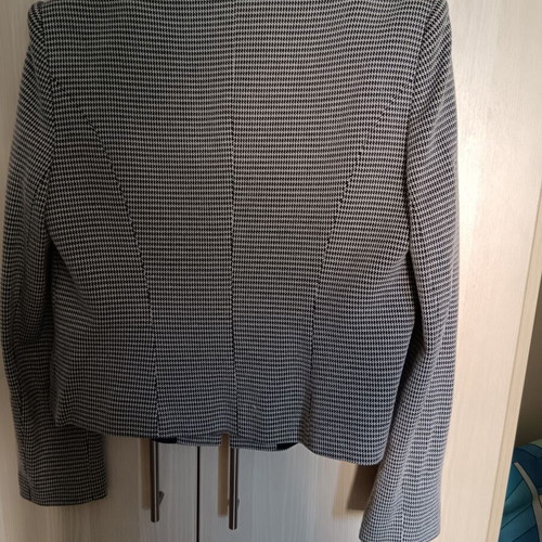 Women's black and white jacket like new
