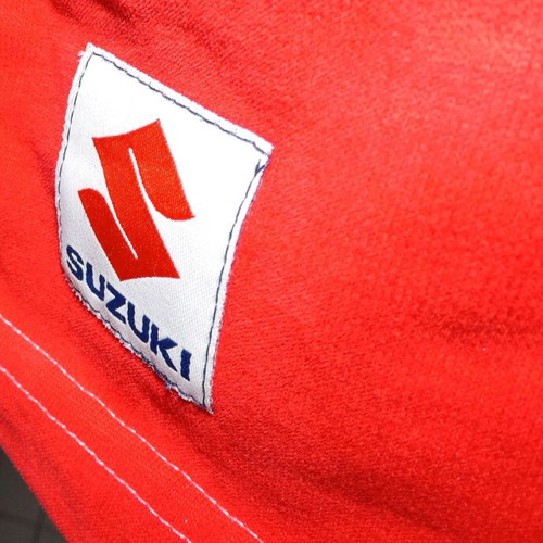 Suzuki Vintage Longsleeve Rugby Polo Shirt used, size L/XL