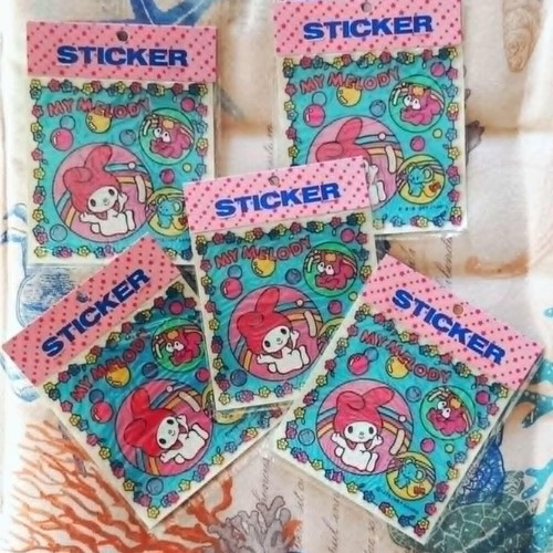 Vintage Sanrio My Melody stickers NOS 1987