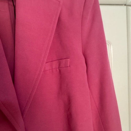 Zara crop jacket like new, pink, size XS