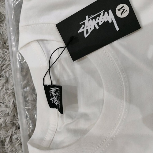 T-shirt Stussy καινούργιο, άσπρο, μέγεθος M unisex
