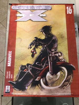 Wolverine fabric wall-scroll poster new, Marvel Comics