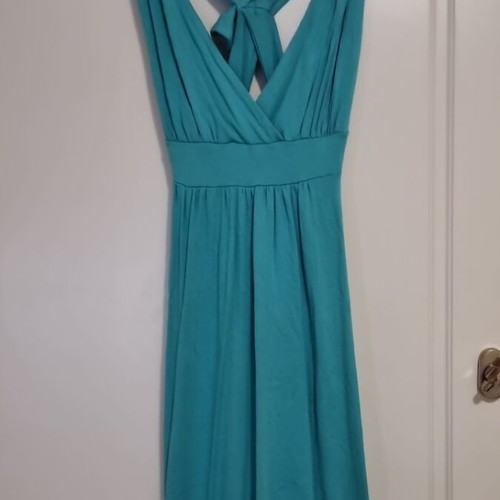 Summer dress like new, size small, blue