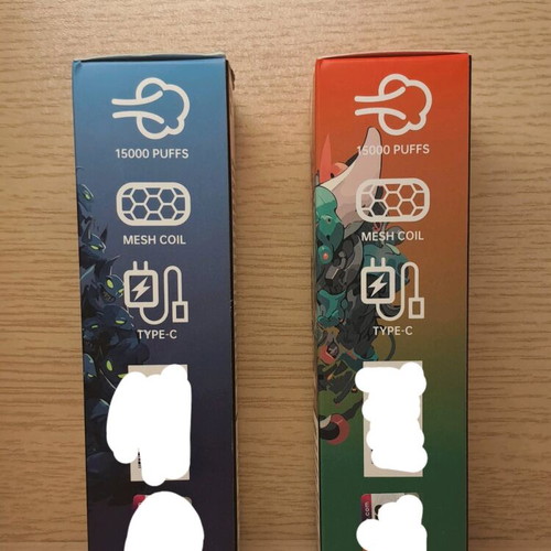 Vape 15K puffs new, rechargeable with type c cable