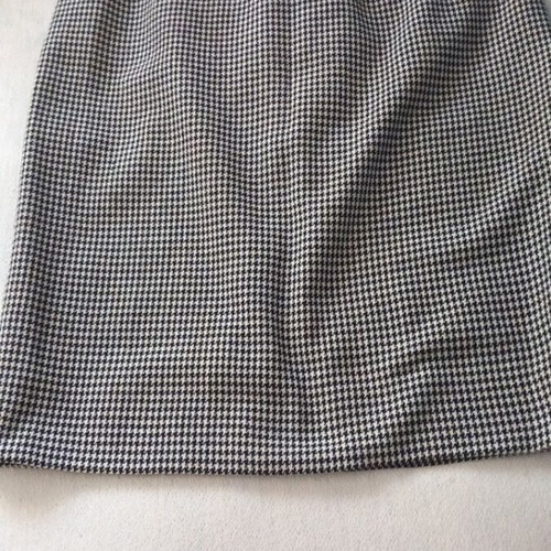 Woolen skirt black and white checkered like new
