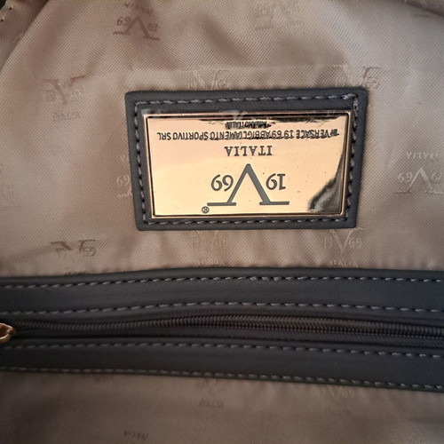 Versace V1969 shoulder bag like new, gray