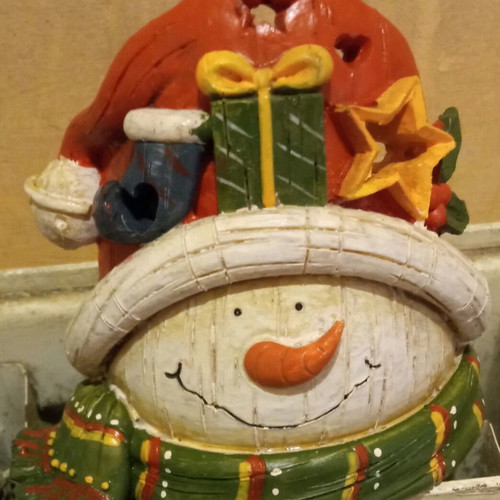 Christmas candle holder like new