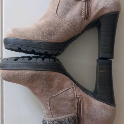Tamaris ankle boots like new, size 39, beige brown