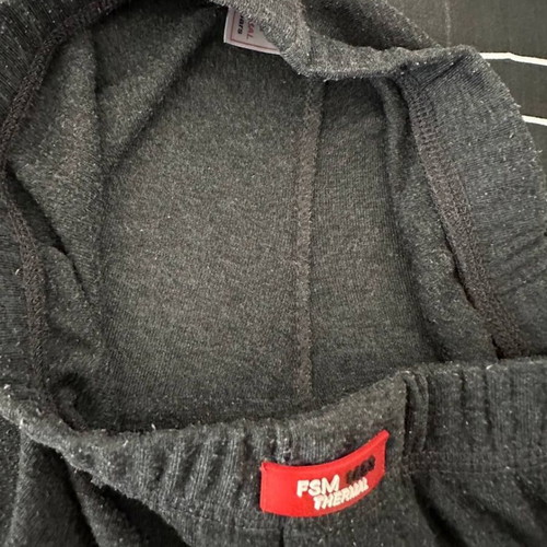 FSM 1453 thermal kids pants like new, gray, size 9-10 years