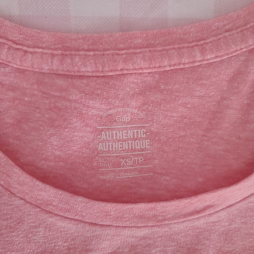 GAP women's T-shirt used, pink orange, size XS
