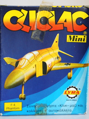 Vintage μοντέλο κιτ Cliclac F-4 Phantom Mini Lyra Heller νέο