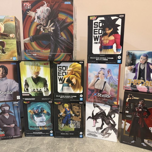 Collectible Anime Figures, new and sealed