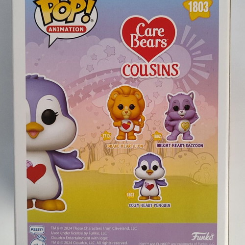 Funko Pop Care Bears Cozy Heart Penguin #1803 like new