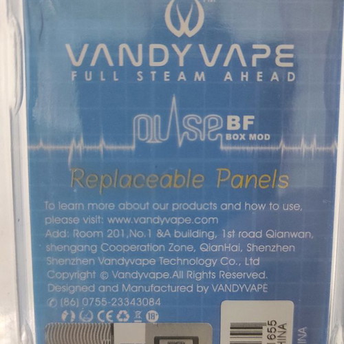 Vandyvape Pulse Squonk mod replacement caps set purple and white new, 2 sets
