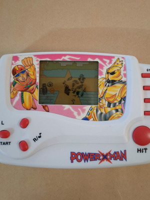 Power Man LCD handheld game console used