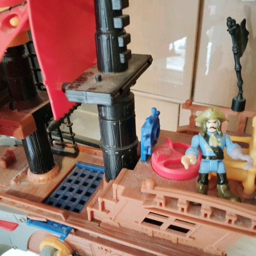 Pirate shark ship Fisher Price used