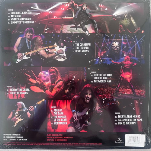 Iron Maiden Nights of the Dead Live 3LP Ltd new
