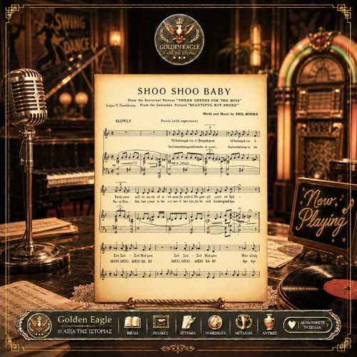 Shoo Shoo Baby sheet music by Phil Moore, Greek lyrics