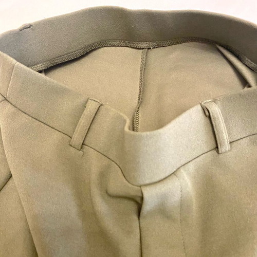 Tally Weijl olive fitted flare pants like new, size S