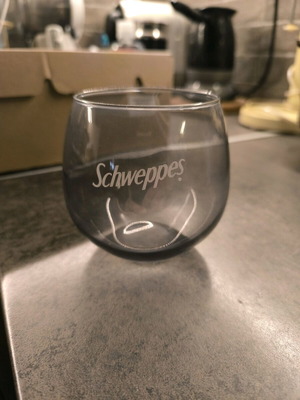 Schweppes glasses new, set of 6 pieces