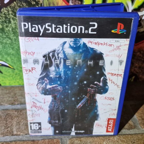 Fahrenheit PS2 game used, complete with manual