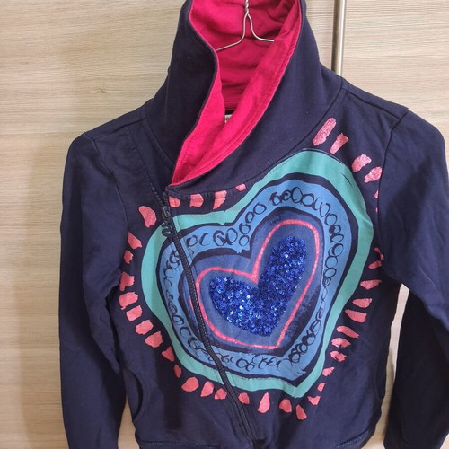 Desigual shirt like new, blue and colorful, sizes 134-140 cm