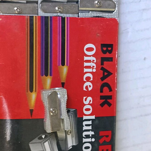 Metal single pencil sharpeners new, pack of 48 pieces