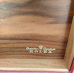 ROLEX αυθεντικό κουτί ξύλο και δέρμα. Vintage