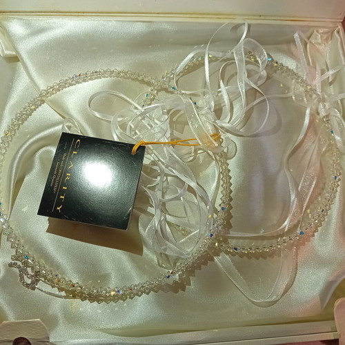 Wedding crowns with Swarovski crystals